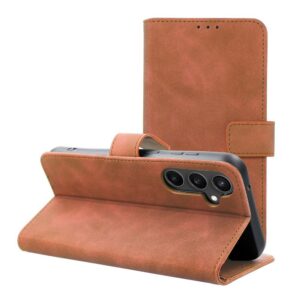 TENDER Book für SAMSUNG S23 FE in Braun