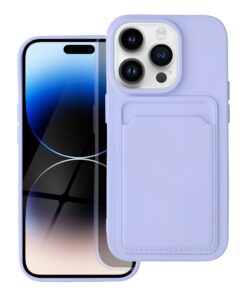 CARD Hülle für iPhone 14 Pro violett