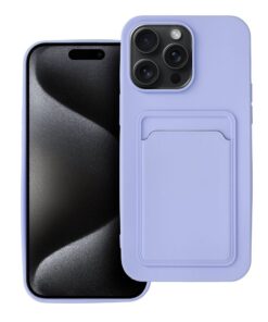 CARD-Hülle für iPhone 15 Pro Max in Violett