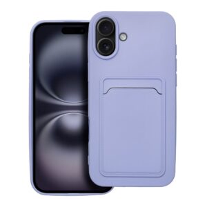 Kartenhülle für iPhone 16 Plus violett