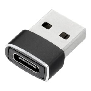 Adapter Typ C – USB A Schwarz