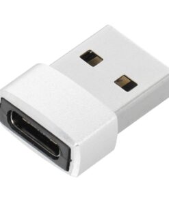 Adapter Typ C - USB A silber