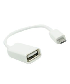 Adapter OTG für USB A - Micro USB weiß