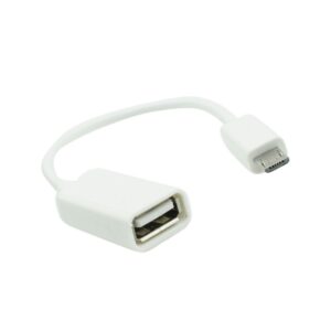 Adapter OTG für USB A – Micro USB weiß