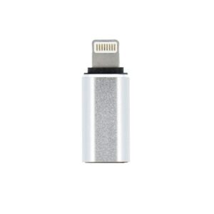 Adapter-Ladekabel Micro USB – Typ C – Lightning Silber