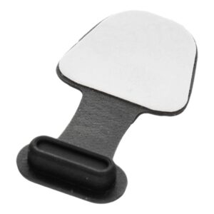 Lightning-Ladeanschlusskappe mit Halterung, Schwarz