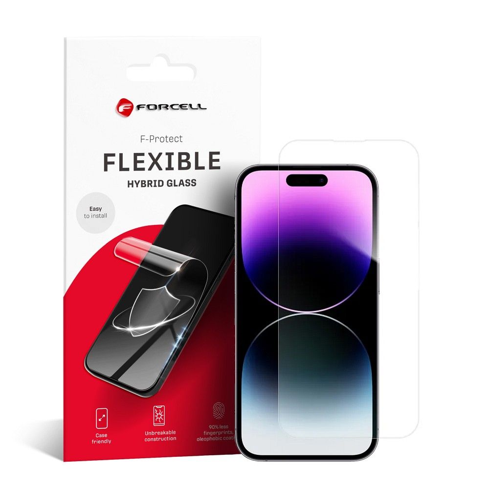 Forcell Flexibles Nano-Glas – Gehärtetes Glas für iPhone 14 Pro