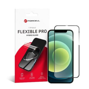 Hybrid Flexibles Glas Forcell 5D Full Glue – APP IPHONE 12/12 Pro Schwarz