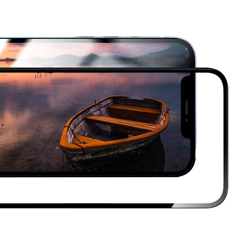 Forcell Hybrid Flexible 5D Glas mit Vollflächiger Klebung – APP iPhone Xs Max/11 Pro Max schwarz – Bild 6