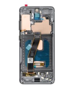 LCD-Display für SAMSUNG S20 4G Grau SOFT OLED mit Rahmen
