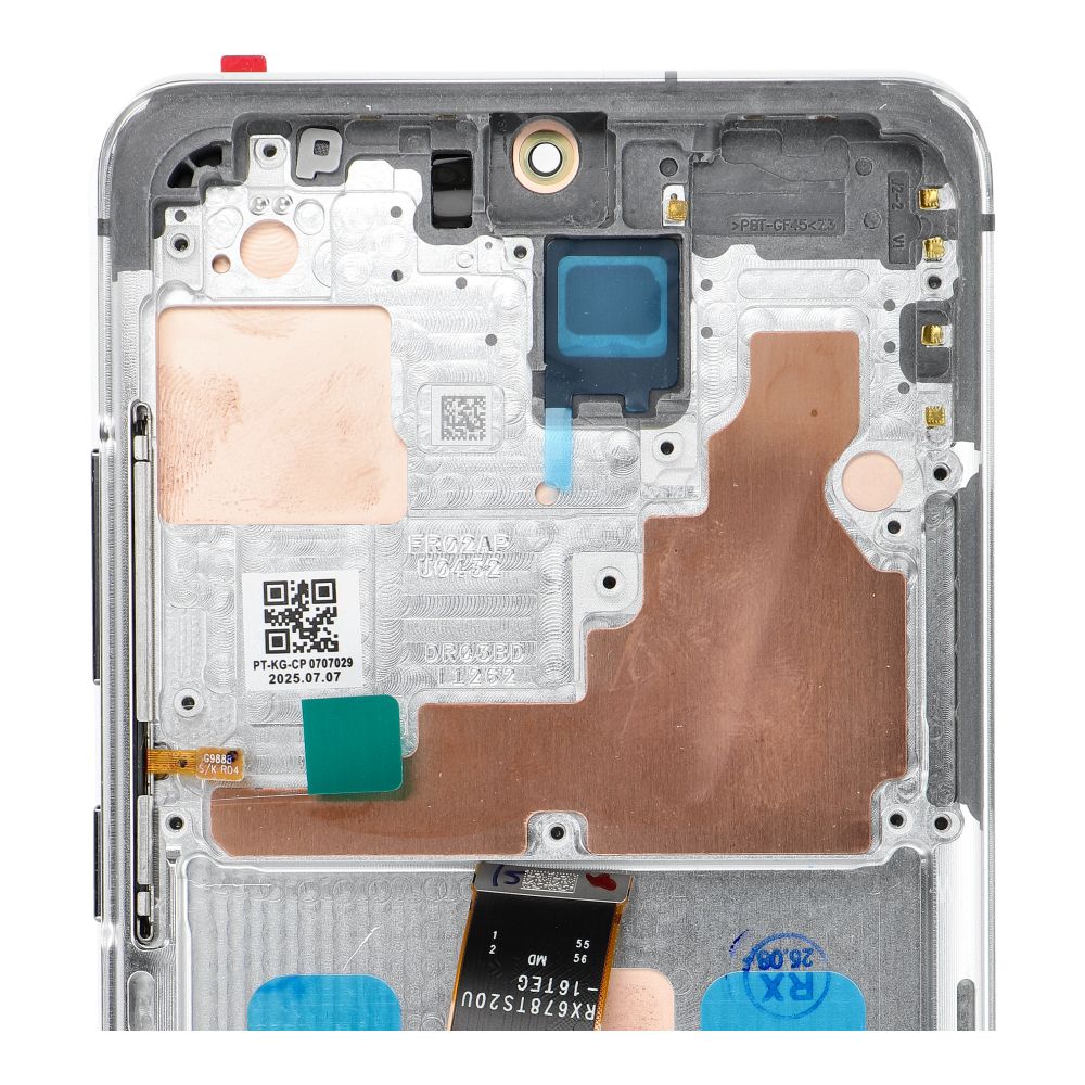LCD-Display für SAMSUNG S20 Ultra weiß SOFT OLED mit Rahmen – Bild 3