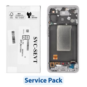 ServicePack LCD-Display für SAMSUNG A56 5G A566B Pink GH82-36829D