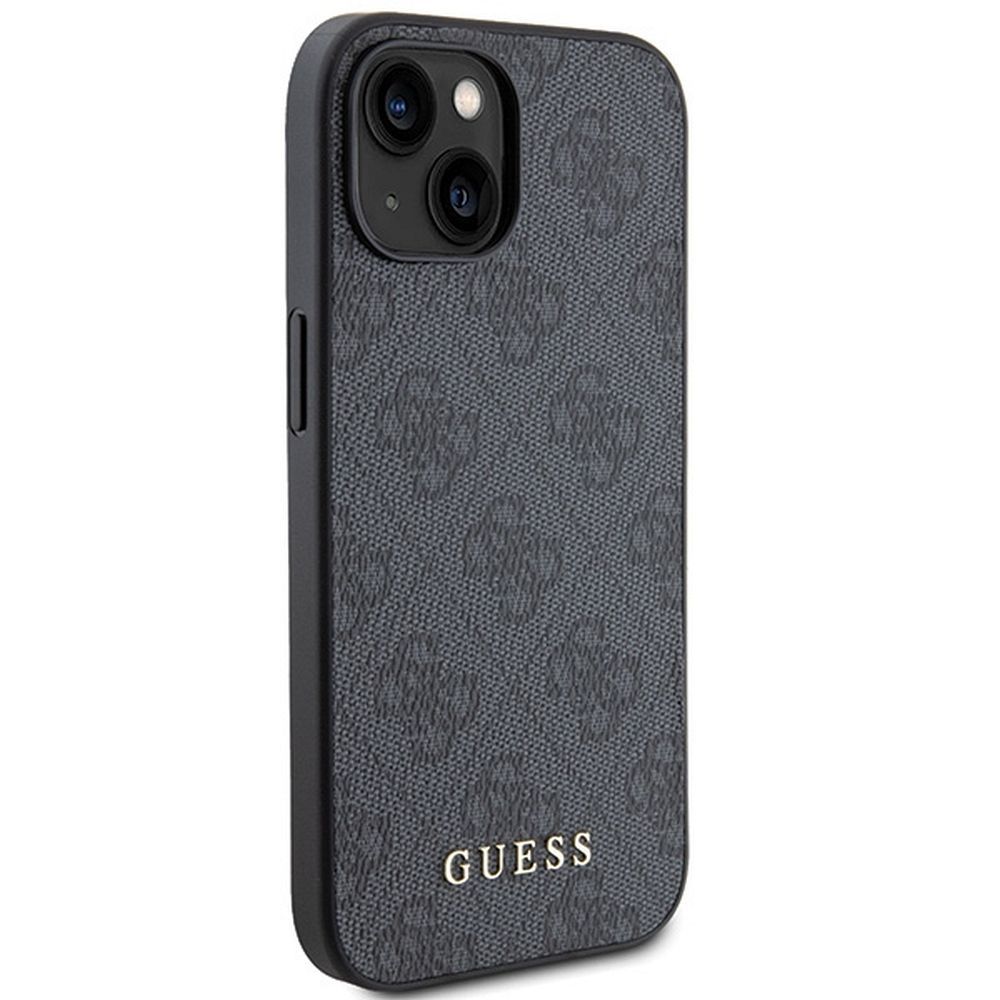 Originales GUESS Case GUHCP15SG4GFGR für iPhone 15 (4G Metall-Logo / Grau) – Bild 6