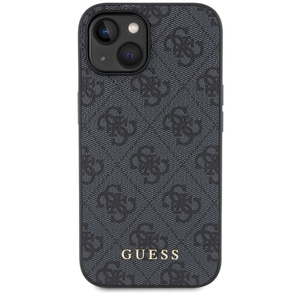 Originales GUESS Case GUHCP15SG4GFGR für iPhone 15 (4G Metall-Logo / Grau) – Bild 7