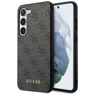 Original GUESS Case GUHCS24MG4GFGR für Samsung S24 Plus (Klassisches Logo / Schwarz)