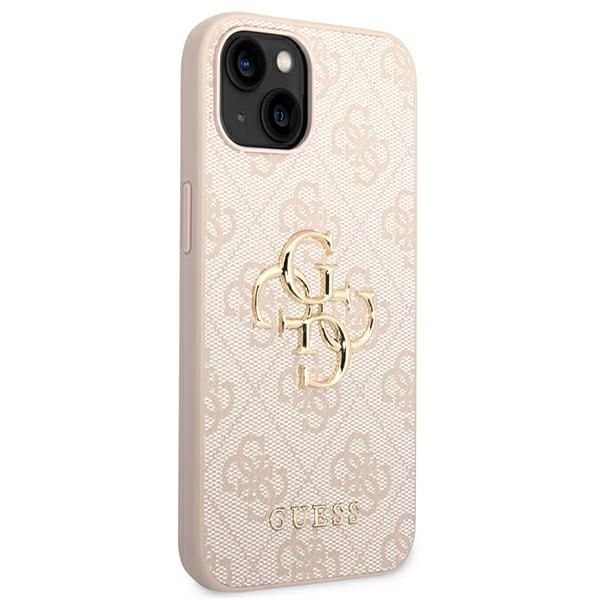 GUESS Handyhülle für IPHONE 13 / 14 / 15 GUHCP14S4GMGPI (4G Big Metal Logo) Rosa – Bild 5