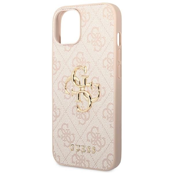 GUESS Handyhülle für IPHONE 13 / 14 / 15 GUHCP14S4GMGPI (4G Big Metal Logo) Rosa – Bild 7