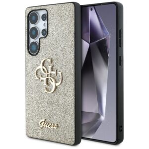 GUESS Hülle für SAMSUNG S25 Ultra GUHCS25LHG4SGD (Fixed Glitter Big 4G) Gold