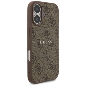 GUESS Hülle für iPhone 17 kompatibel mit MagSafe GUHMP17SG4GFRW (PU 4G Ring Classic Logo) Braun – Bild 5