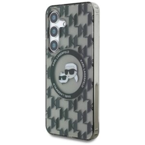 KARL LAGERFELD Hülle für SAMSUNG S25 KLHMS25SHMCKMHK (Magnetische IML Metall Monogramm KC Heads) Schwarz – Bild 2