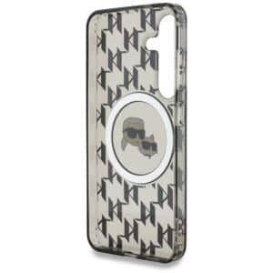 KARL LAGERFELD Hülle für SAMSUNG S25 KLHMS25SHMCKMHK (Magnetische IML Metall Monogramm KC Heads) Schwarz – Bild 7