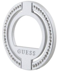 GUESS Ringhalter GUMRSALDGS (Strasssteine) silber