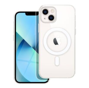 CLEAR MAG COVER mit Kameraschutz, kompatibel mit MagSafe für iPhone 13, transparent