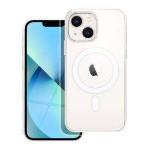 CLEAR MAG COVER mit Kameraschutz, kompatibel mit MagSafe für iPhone 14, transparent
