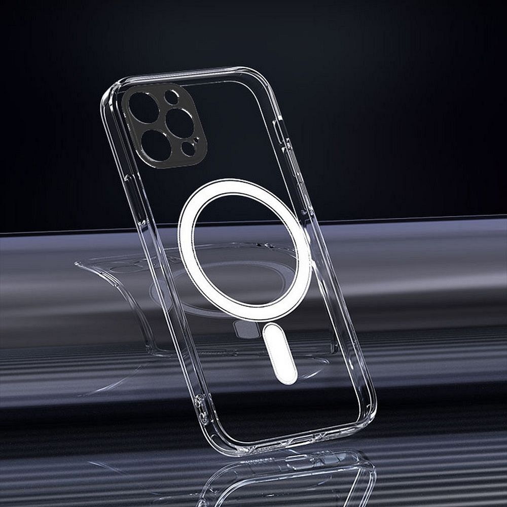 Hülle für iPhone 16 PLUS Clear Mag Cover kompatibel mit MagSafe transparent – Bild 9