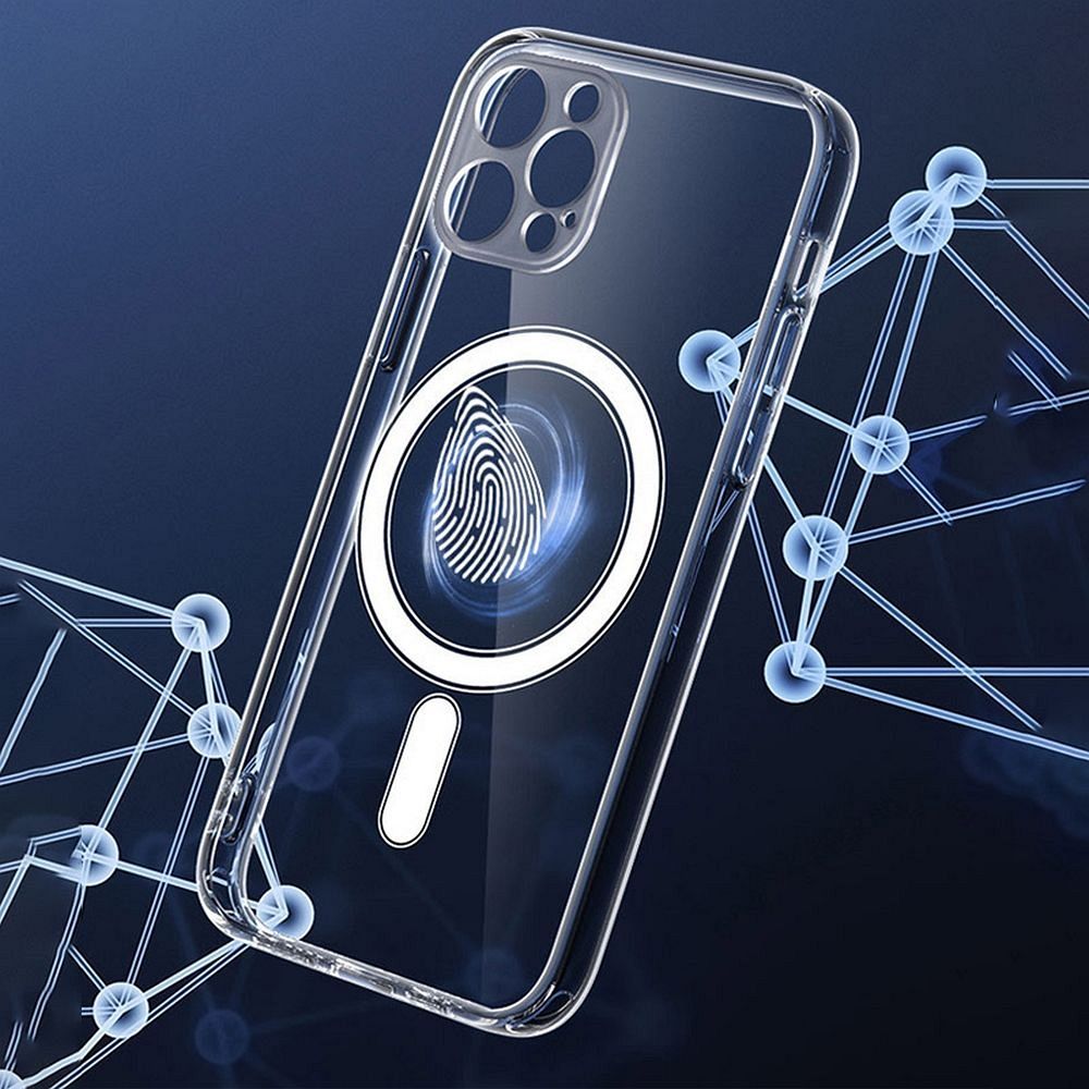 Hülle für iPhone 16 PLUS Clear Mag Cover kompatibel mit MagSafe transparent – Bild 14