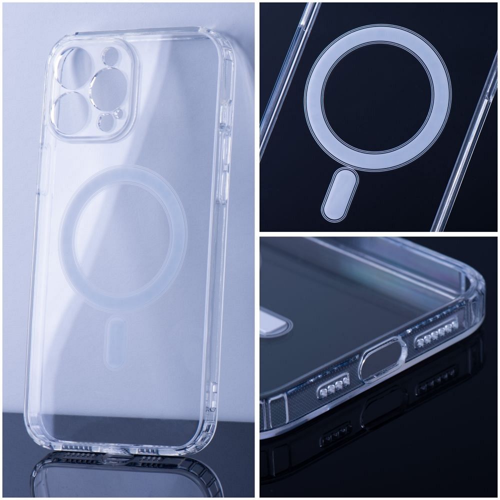 Hülle für iPhone 16 PLUS Clear Mag Cover kompatibel mit MagSafe transparent – Bild 15