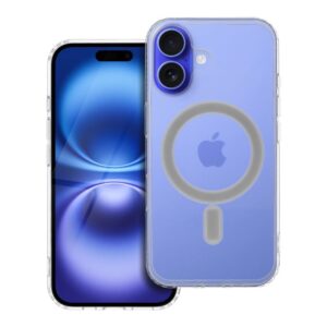 CLEAR MAG COVER (MID) kompatibel mit MagSafe für iPhone 16, transparent