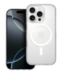 Clear Elite Mag Cover antiyellowing compatible with Camera Control button and MagSafe for IPHONE 16 PRO transparent