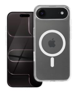 Clear Elite Mag Cover antiyellowing compatible with Camera Control button and MagSafe for IPHONE 17 Air transparent