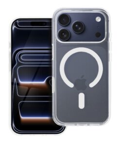 Clear Elite Mag Cover antiyellowing compatible with Camera Control button and MagSafe for IPHONE 17 PRO transparent