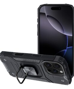 NITRO Handyhülle für iPhone 16 Pro in Schwarz