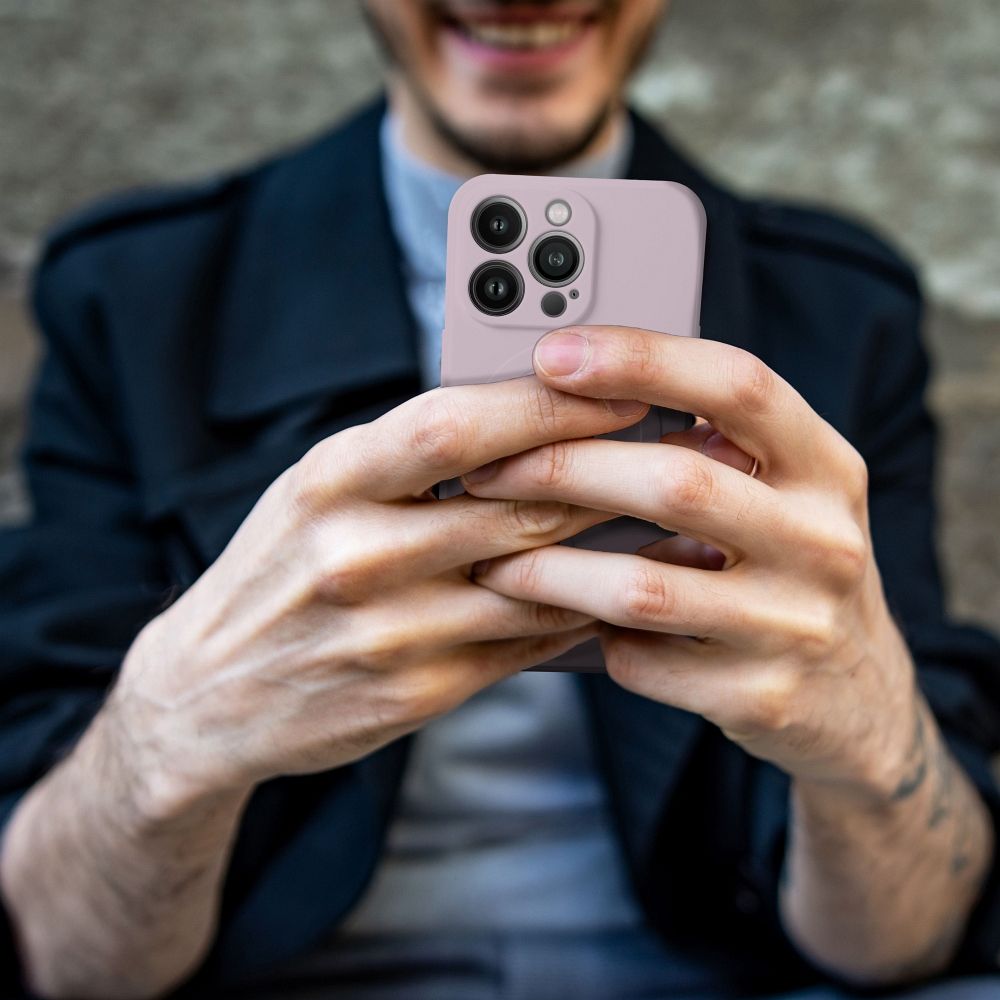 SILIKON MAG COVER kompatibel mit MagSafe für iPhone 13 Mini in Rosa – Bild 8