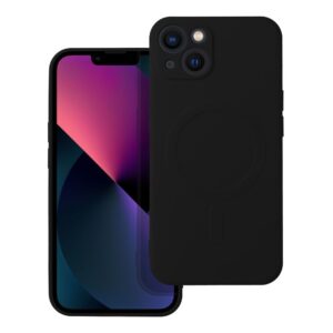 SILICONE MAG COVER kompatibel mit MagSafe für iPhone 13, Schwarz