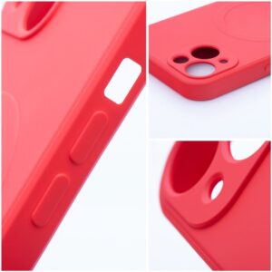 Hülle für Samsung S26 Silicone Mag Cover kompatibel mit MagSafe (Kameraschutz) rot – Bild 8