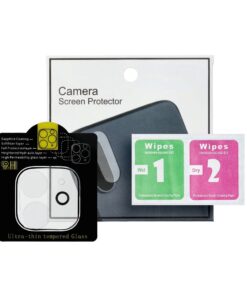 5D Full Glue Gehärtetes Glas für Kamera - für iPhone 12 Transparent