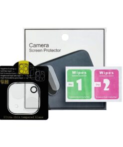 5D Full Glue Gehärtetes Glas für Kamera - für iPhone 14 Transparent