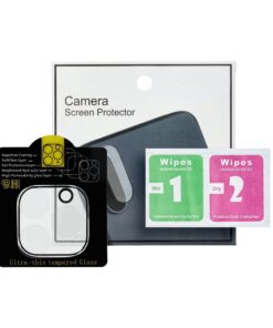 5D Full Glue Gehärtetes Glas für Kamera - für iPhone 12 Pro Transparent