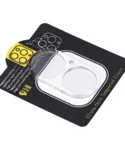 5D Full Glue Gehärtetes Glas für Kamera - für iPhone 16 Plus Transparent