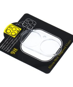 5D Full Glue Gehärtetes Glas für Kamera - für iPhone 16 Transparent