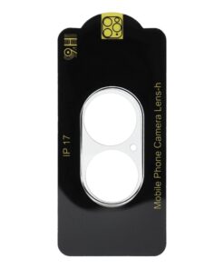 5D Full Glue Gehärtetes Glas für Kamera - für iPhone 17 Transparent