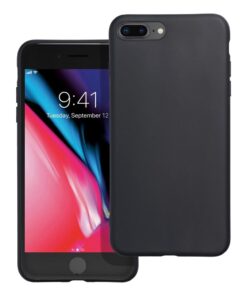 Mattierte Handyhülle für iPhone 7 Plus / 8 Plus in Schwarz