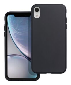Mattes Handyhülle für iPhone XR in Schwarz