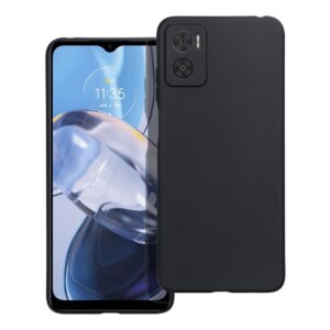MATT Handyhülle für MOTOROLA E22 / E22i Schwarz