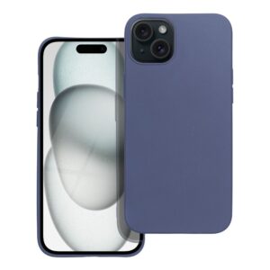 Mattierte Handyhülle für iPhone 15 in Blau