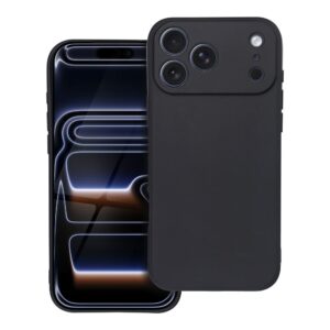 Mattierte Handyhülle für iPhone 17 Pro Max in Schwarz